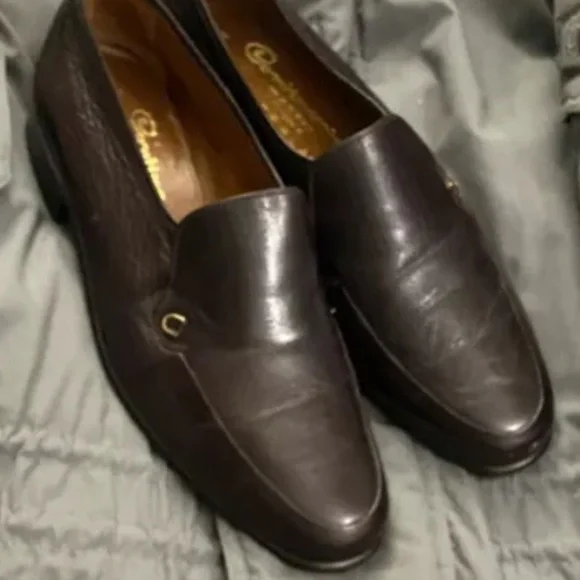 Bally Continental Salem 558 Loafer Shoe Men 8M Dk Brown Soft  display picture 3